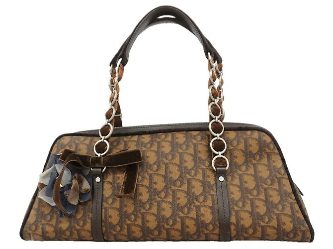 Borsa Christian Dior marrone