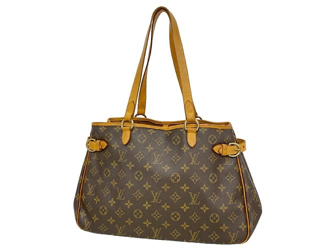 Sac cabas horizontal Louis Vuitton Monogram Batignolles Marron