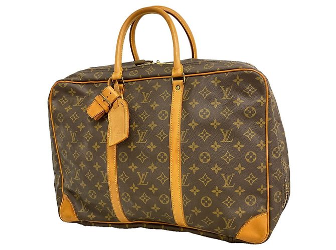 Borsa Louis Vuitton Boston Monogram Sirius 45 Marrone