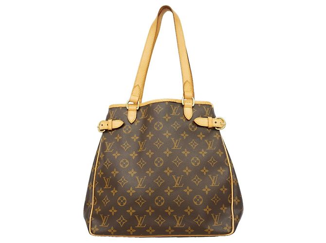 Borsa Tote Verticale Louis Vuitton Monogram Batignolles Marrone