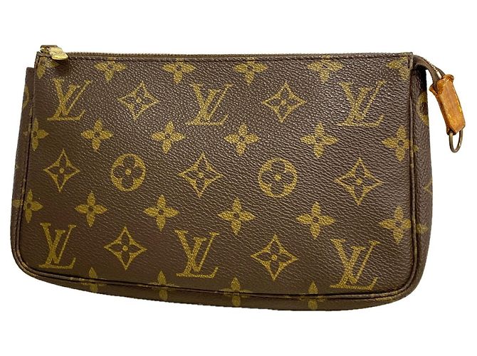 Sac Louis Vuitton Monogram Pochette Accessoires Marron