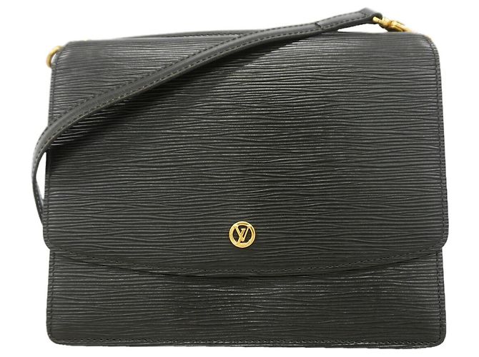 Borsa a tracolla Louis Vuitton Epi Grenelle Nero