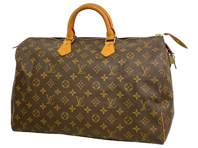 Borsa Louis Vuitton Monogram Speedy 40 Marrone