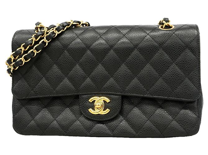 Chanel Matelassé Shoulder Bag Black