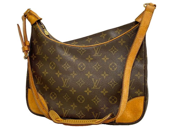 Borsa a tracolla Louis Vuitton Monogram Boulogne 30 Marrone
