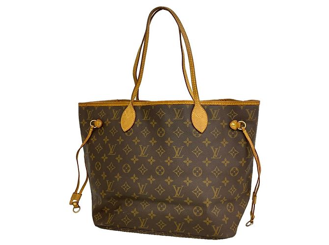 Bolso Tote Louis Vuitton Monogram Neverfull MM Castaño