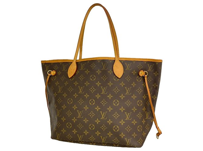 Sac cabas Louis Vuitton Monogram Neverfull MM Marron