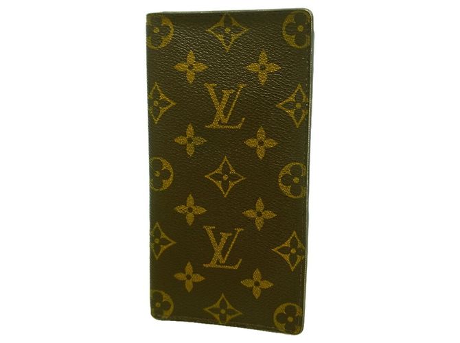 Portafoglio Long Bill Louis Vuitton Marrone