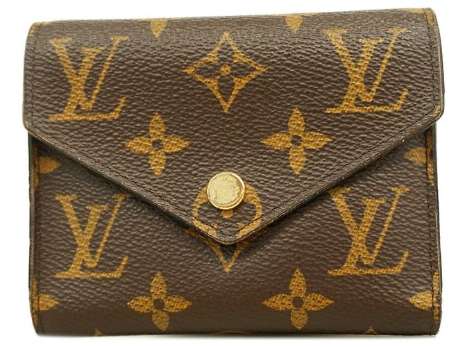 Portafoglio Louis Vuitton Tri-fold Marrone