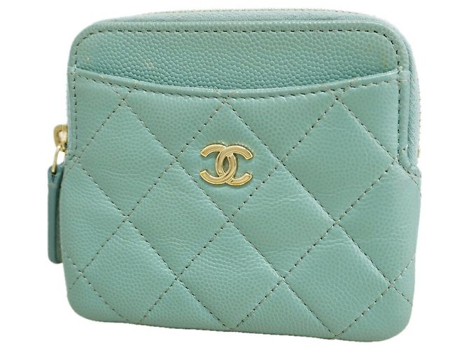 Chanel Matelassé Caviar Leather Coin Case