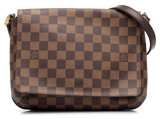 Borsa a tracolla Louis Vuitton Damier Musette Tango Long