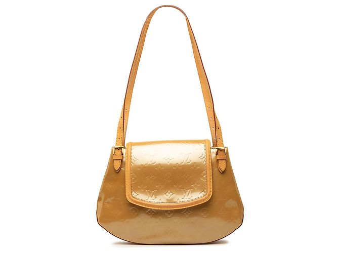 Louis Vuitton Beige Monogram Vernis Biscayne Bay GM