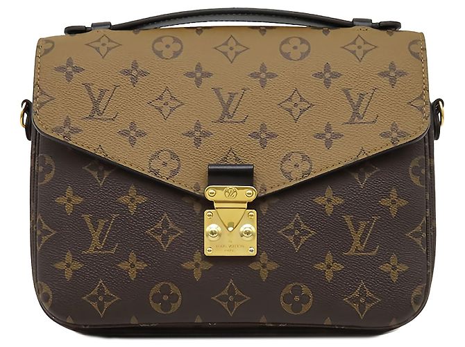 Louis Vuitton Brown Monogram Reverse Pochette Metis