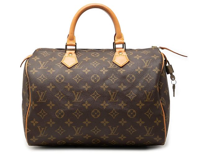 Louis Vuitton Brown Monogram Speedy 30