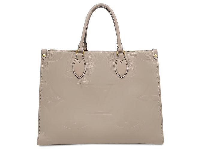 Louis Vuitton Beige Monogram Empreinte OnTheGo MM