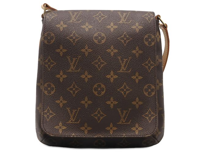 Louis Vuitton Brown Monogram Musette Salsa PM Short Strap Marrom