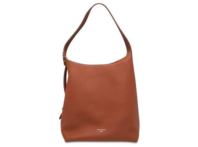 Louis Vuitton Low Key Hobo MM em couro de bezerro grão marrom