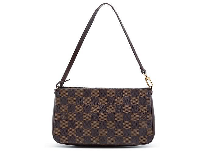 Louis Vuitton Brown Damier Ebene Pochette Accessoires Marrom