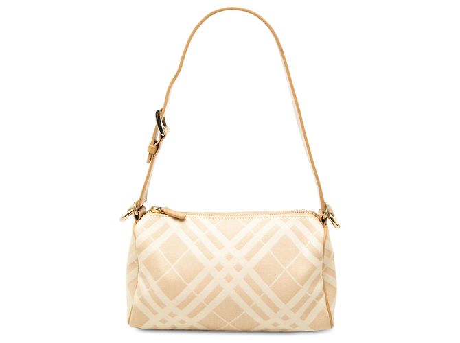 Borsa a tracolla Burberry Beige Nova Check Canvas
