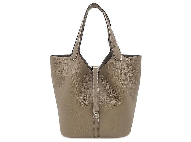 Hermès Brown Clemence Picotin Lock 22