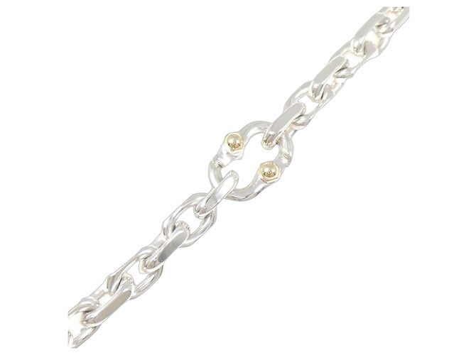 Autre Marque Pulsera Tiffany Makers Narrow Plata Dorado
