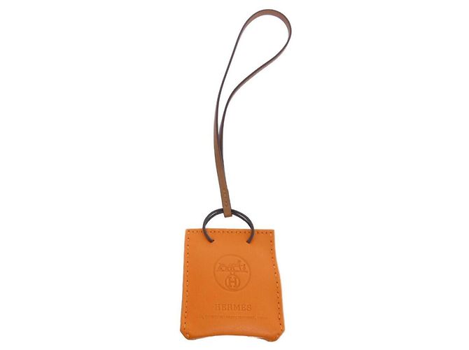 Hermès Sac Orange Accessory Bag Charm Rot