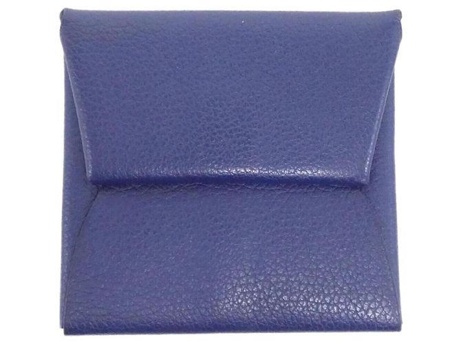 Hermès Bastia Verso Coin Case Azul