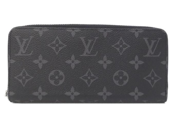 Louis Vuitton Monogram Eclipse Zippy Wallet Black