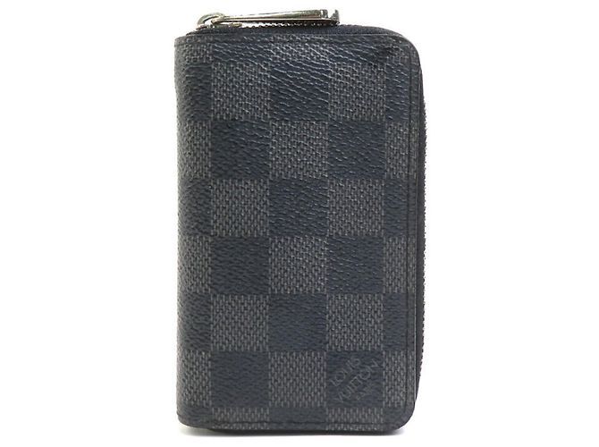 Portamonete Louis Vuitton Damier Graphite Nero Damier ebene