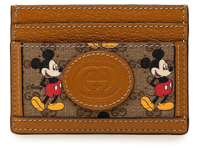 Gucci x Disney Mickey Mouse Micro GG Visitenkartenetui