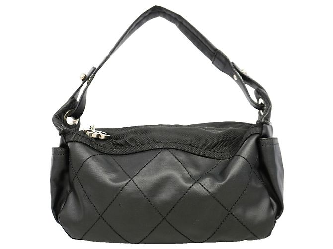 Bolsa de Ombro Chanel Paris Biarritz Preto