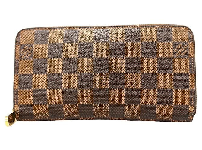 Cartera Zippy Monogram Louis Vuitton Castaño