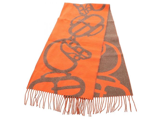 Hermès Châle en cachemire Hermes Boucles Camouflage