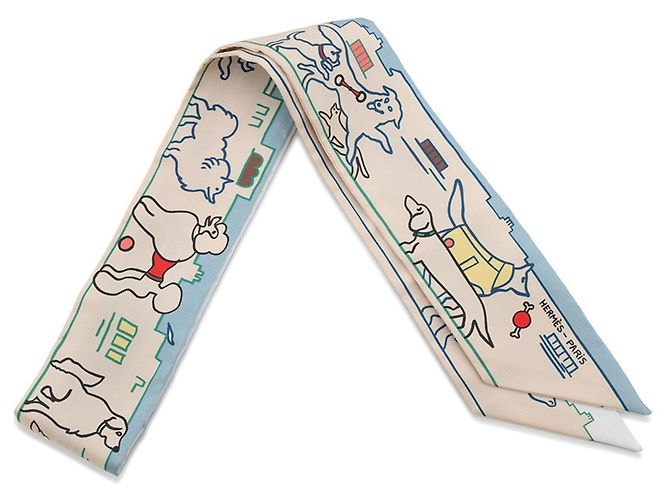 Hermès Twilly Hermes - Parisian Dogs Blu
