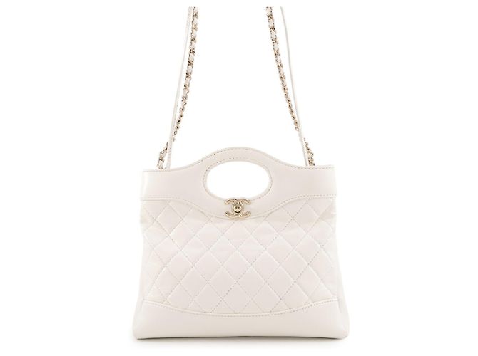Mini bolso Chanel Matelassé Blanco