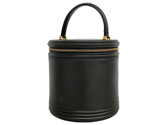 Sac à main Louis Vuitton Epi Cannes M48032 Noir
