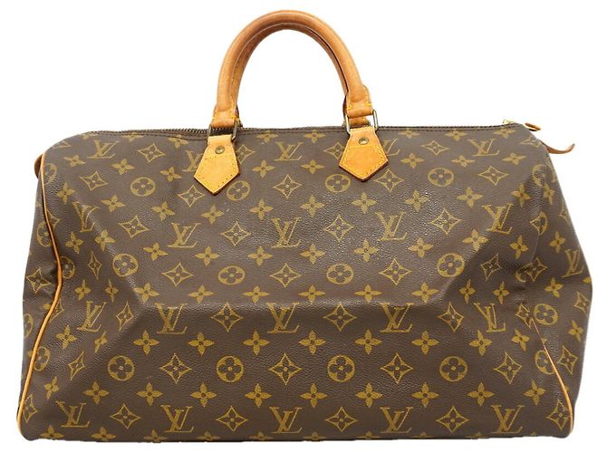 Borsa Louis Vuitton Monogram Speedy 40 Marrone