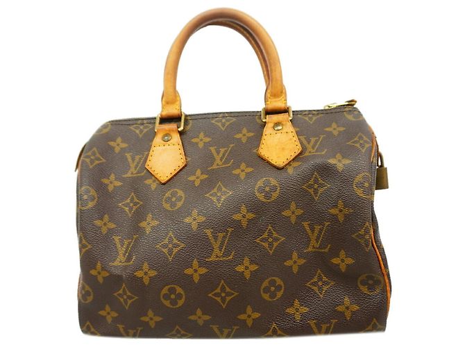 Bolsa Louis Vuitton Monogram Speedy 25 Marrom