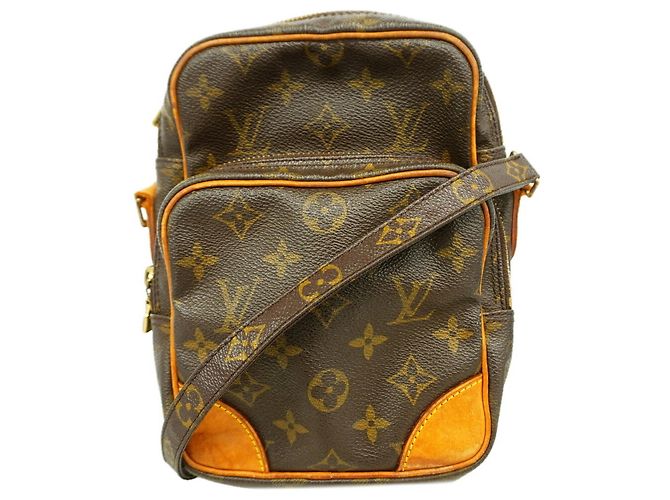 Borsa a tracolla Louis Vuitton Monogram Amazon Marrone