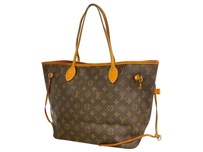 Bolso Tote Louis Vuitton Monogram Neverfull MM Castaño