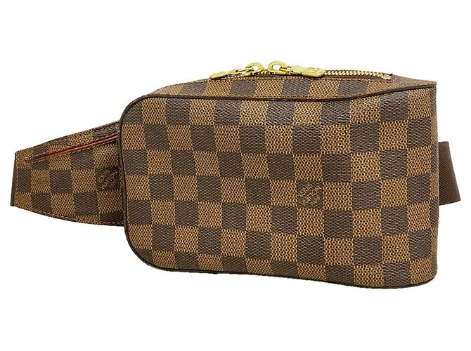 Borsa a tracolla Louis Vuitton Damier Geronimos in Ebene