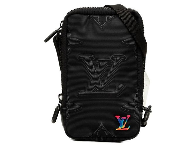 Bolsa de Ombro Louis Vuitton 3D Monogram Double Phone Pouch