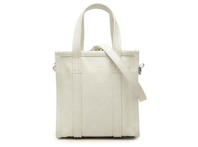 Everyday Balenciaga Bazaar Shopper XXS Handtasche Weiß