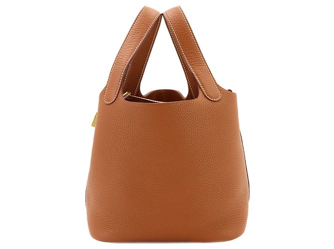 Hermès Sac à main Hermes Picotin Lock PM Doré