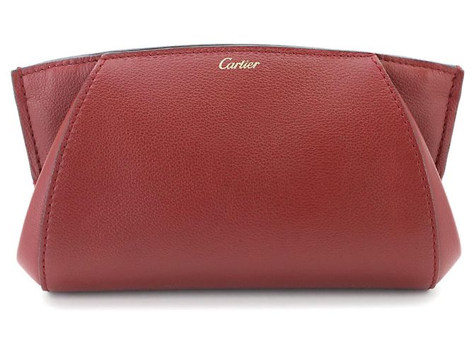 Borsa a mano Cartier C de Clutch Bordò