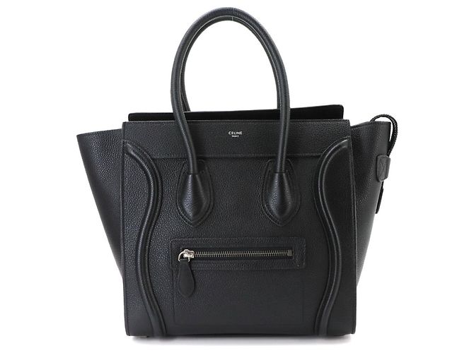 Céline Celine Luggage Micro Shopper Handbag