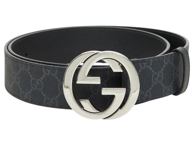 Gucci Interlocking G GG Supreme Logo Buckle Belt