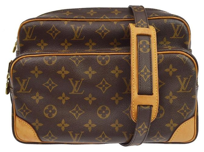 Louis Vuitton Nil Schultertasche Monogram Canvas Braun