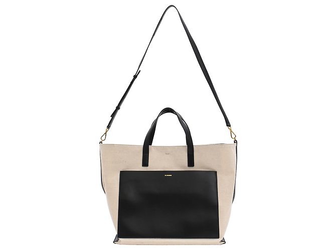 Sac cabas Wander Jil Sander en toile beige