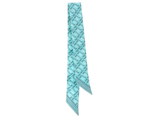 Sciarpa Tiffany T Ribbon Tiffany & Co. in seta turchese
